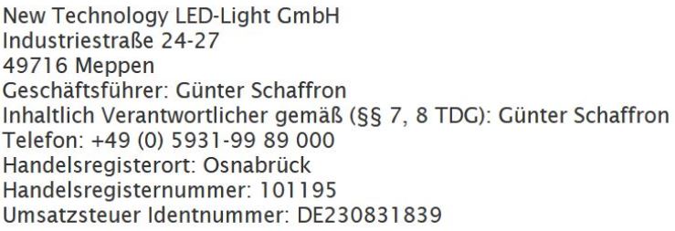 Impressum led-beleuchtung-ferkel.de.ntligm.de